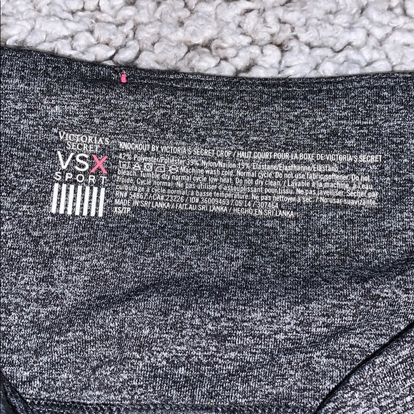 Grey cropped Victoria Secret sport leggings - Picture 2 of 4